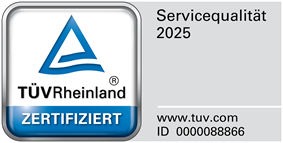 Autohaus Schmidt ist von TÜV Rheinland zertifiziert Bild mit Zertifikat von TÜV-Rheinland